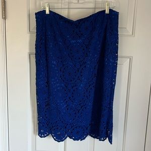 Royal blue Antonio Melani size 12 skirt